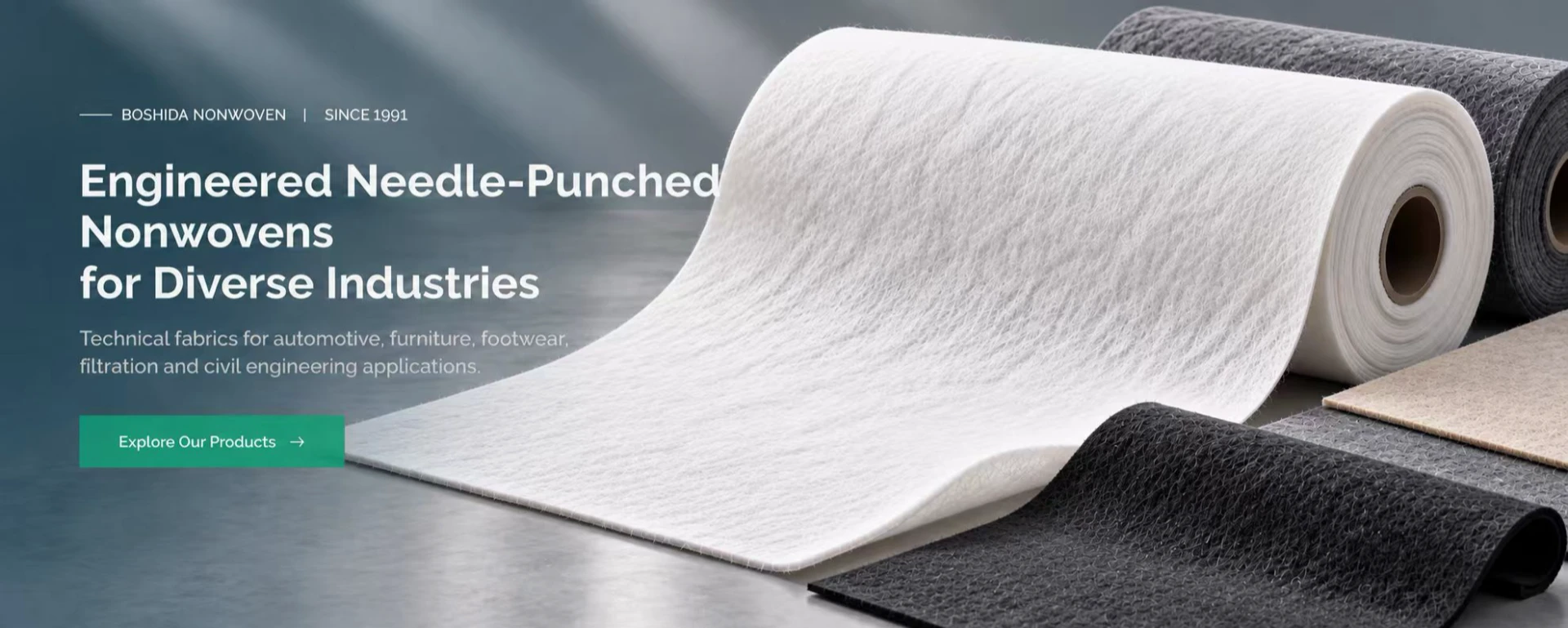 Needle-Punched Nonwoven Fabric