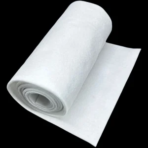 Needle-punched nonwoven fabric for footwear