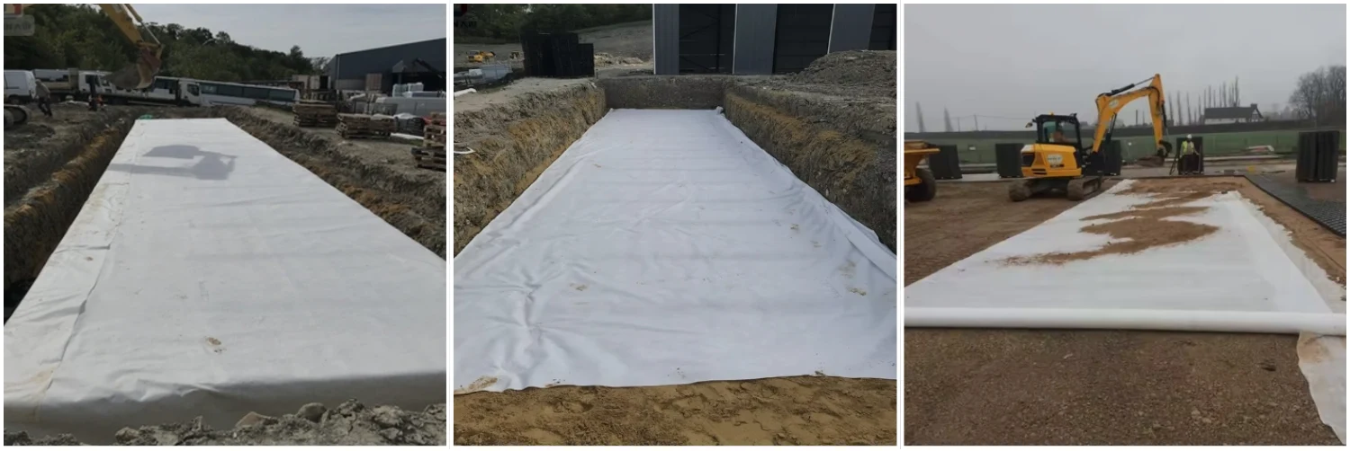 Composite geomembrane for road engineering
