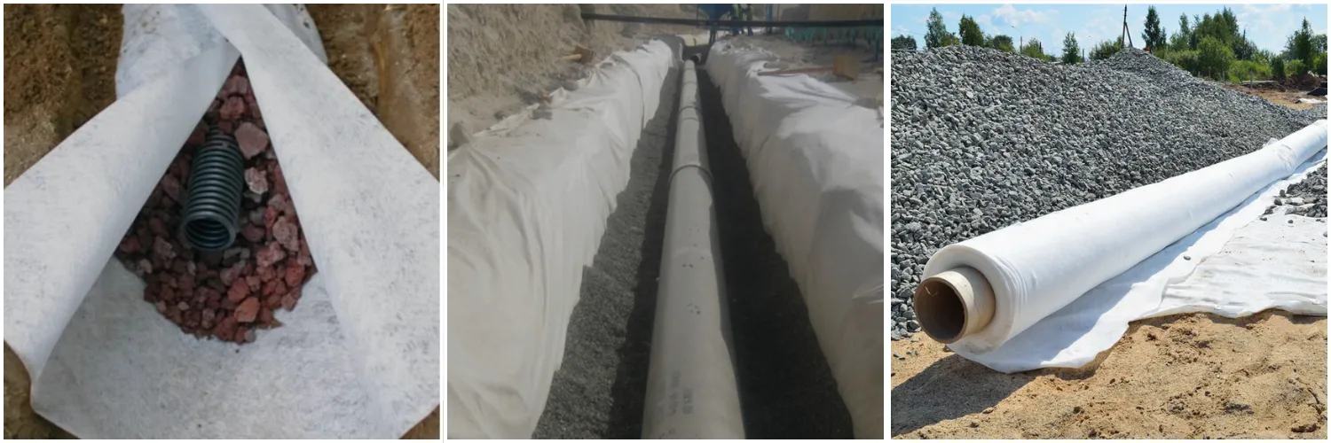 Long silk spunbond needle punched nonwoven geotextile1